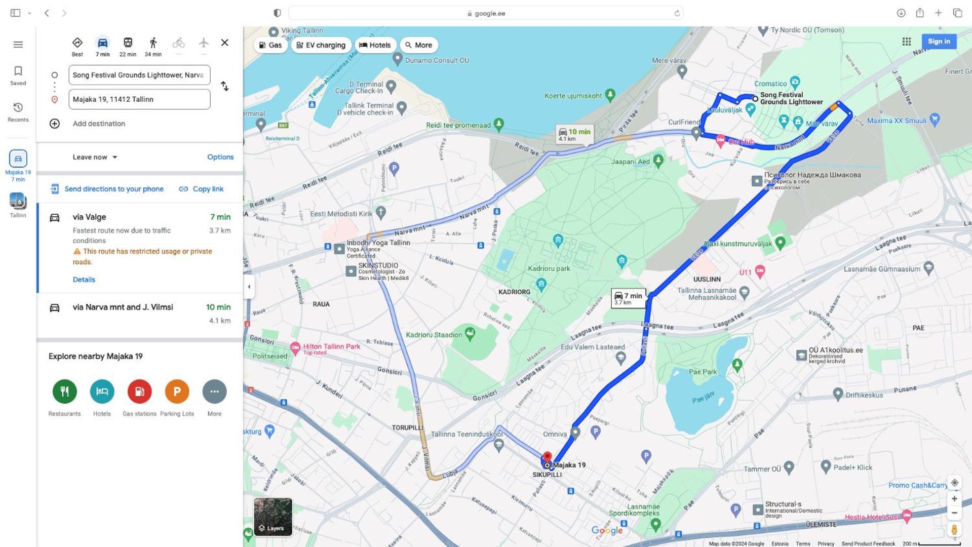 Dikol Two-Room Apartment-Self Check-In & Free Parking Near City Center Ταλίν Εξωτερικό φωτογραφία